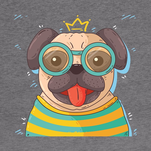 pug dog by This is store